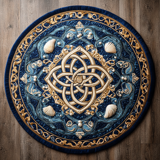 Celtic Tide WY2804003CL Quilted Round Mat