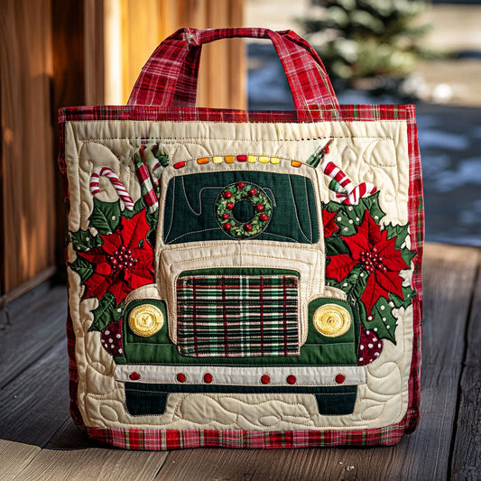 Country Truck Christmas WN1111010CL Quilted Tote Bag
