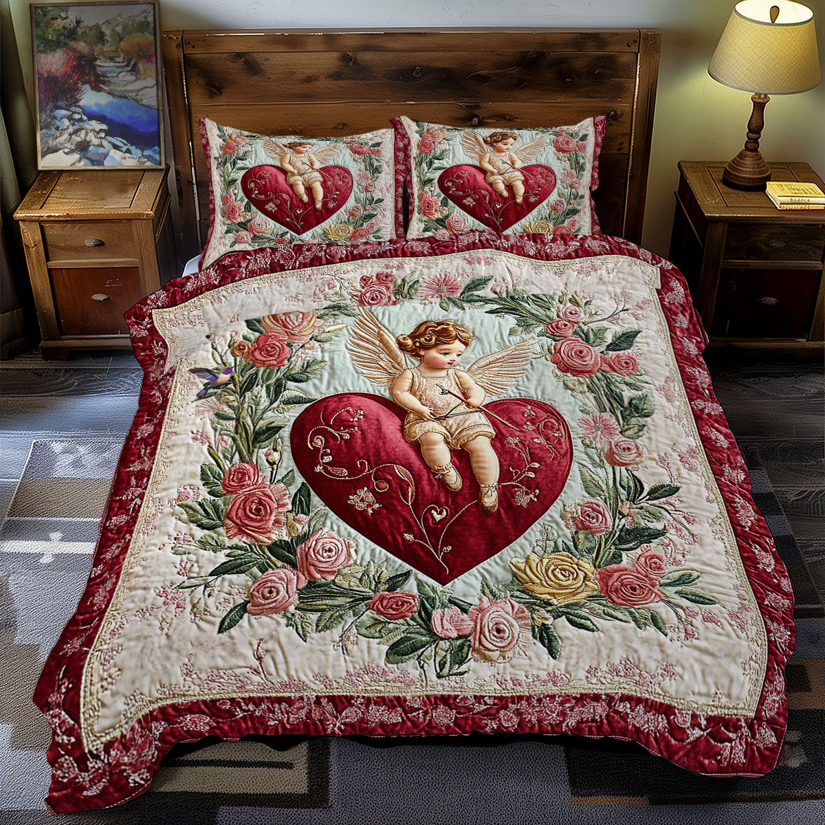 Valentine Cupid WY2712142CL Duvet Cover Set