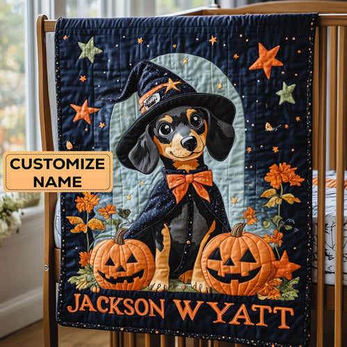 Pup Magic CP3007008CL Personalized Baby Quilt
