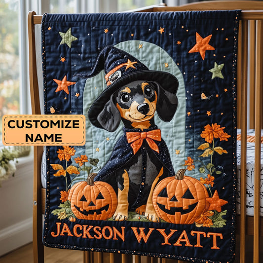 Pup Magic CP3007008CL Personalized Baby Quilt