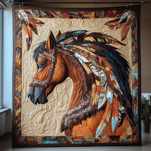 Horse Lost In The Wild WU2210031CL Quilt
