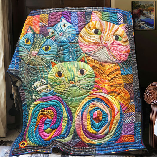 Cute Cat YR2412011CL Quilt