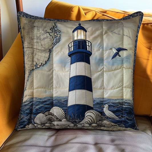 Stormy Lighthouse WN2304057CL Quilt Pillow Case
