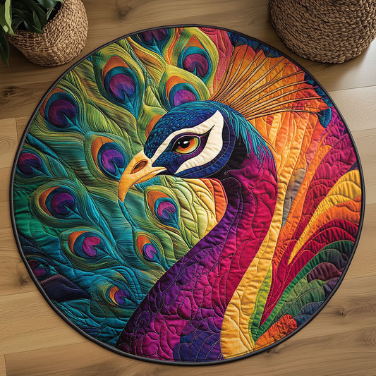 Peacock WJ2103074CL Quilted Round Mat