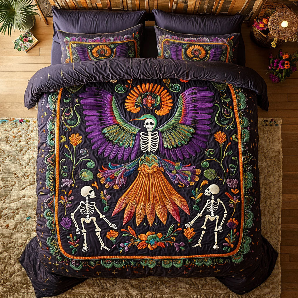 Whirling Skeleton Spirits WN1607065CL Duvet Cover Set
