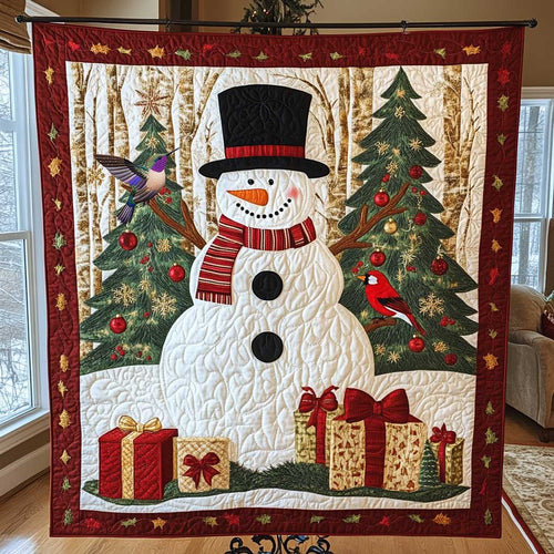 Friendly Snowman Cardinal WP0412053CL Quilt