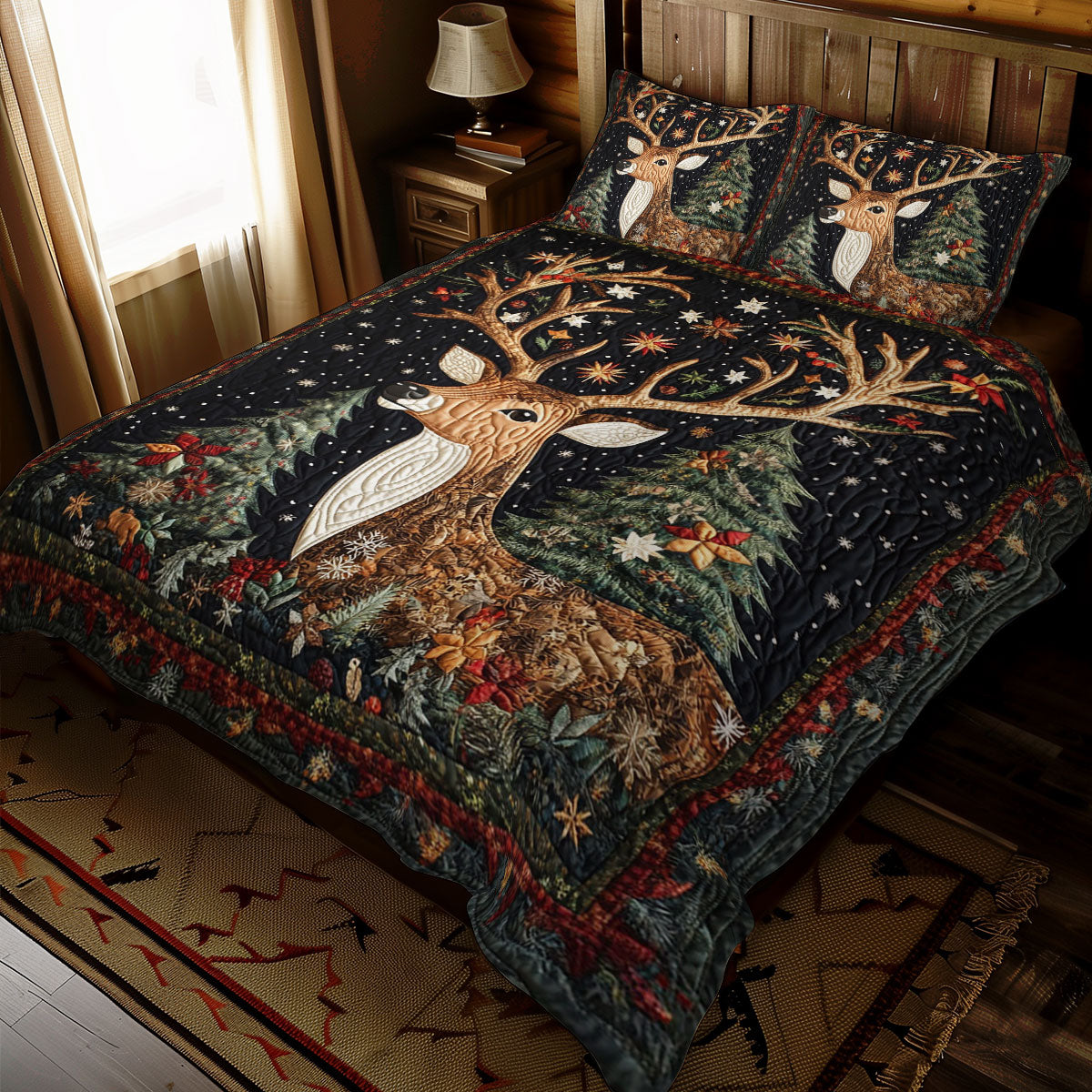 Christmas Deer WJ2211032CL Duvet Cover Set