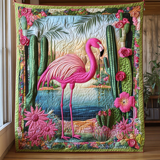 Flamingo Fiesta CP1505037CL Quilt