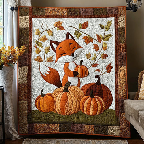Autumn Harvest Fox DH1709002CL Quilt