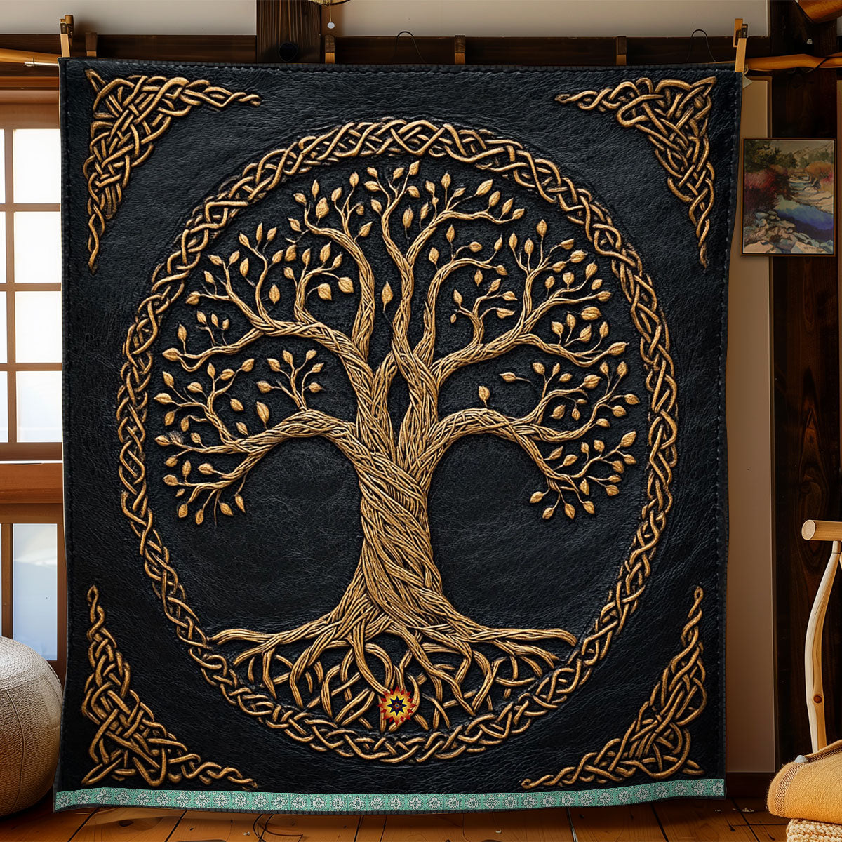 Celtic Spirit Tree WJ1312004CL Quilt