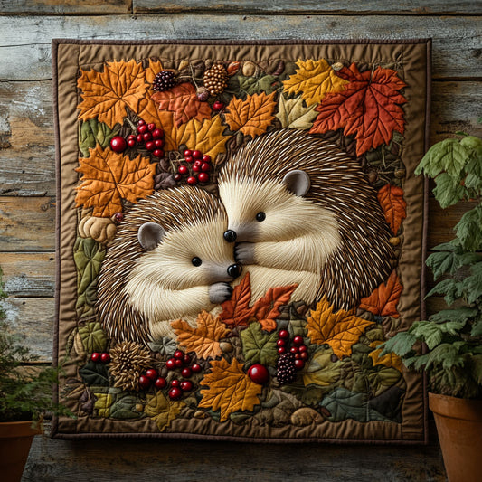 Autumn Hedgehog CW1006003CL Quilt