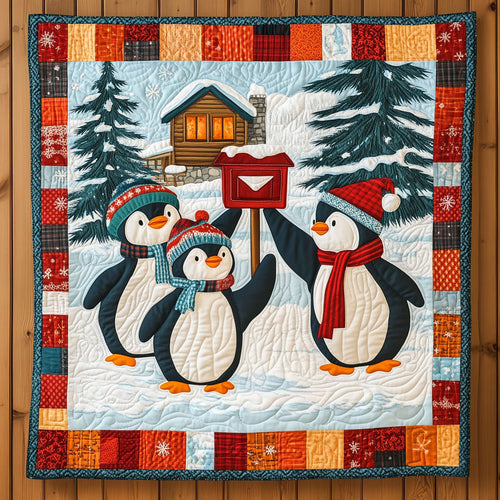 Penguin Christmas CW1511033CL Quilt