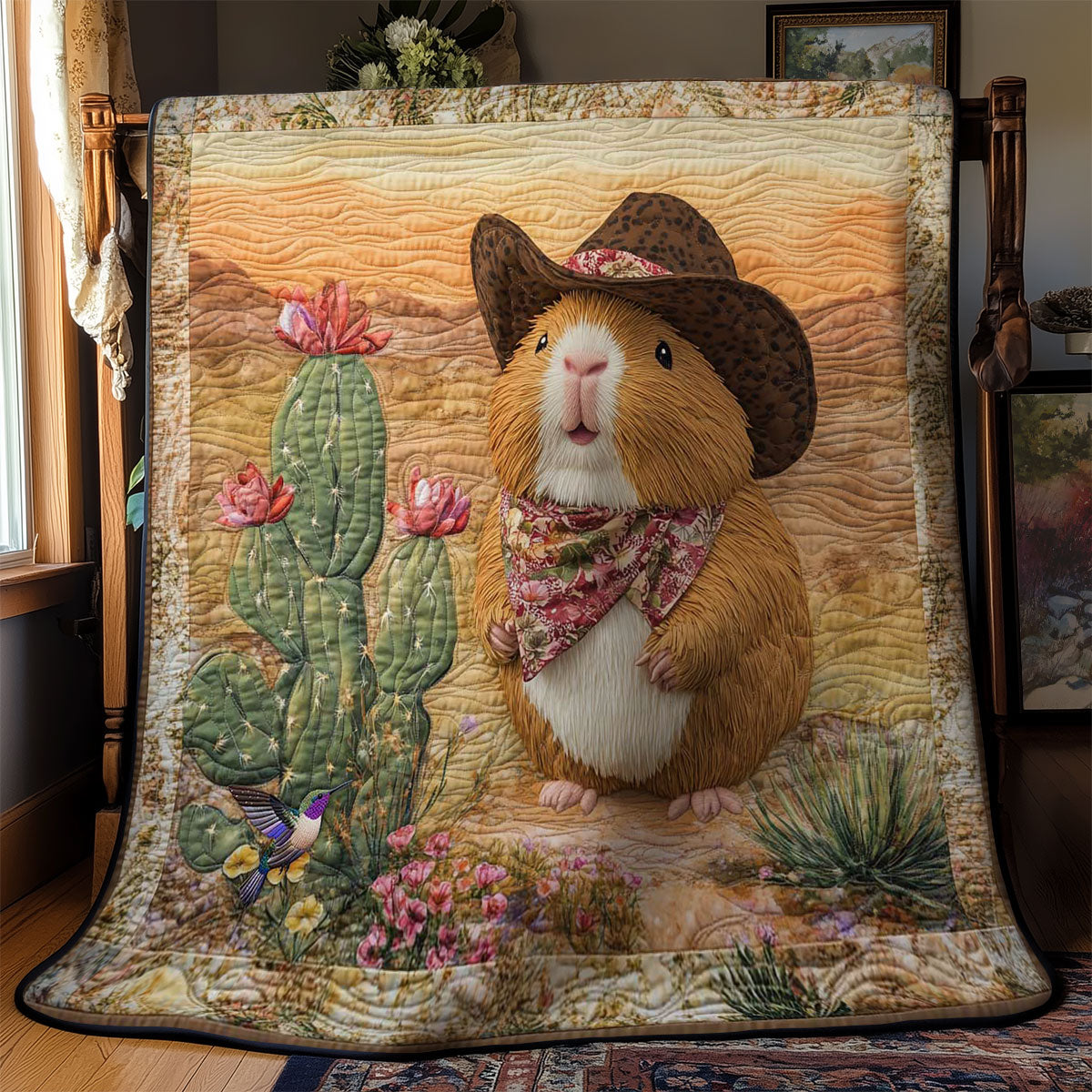 Guinea Pig Fiesta Tunes WN3110098CL Quilt