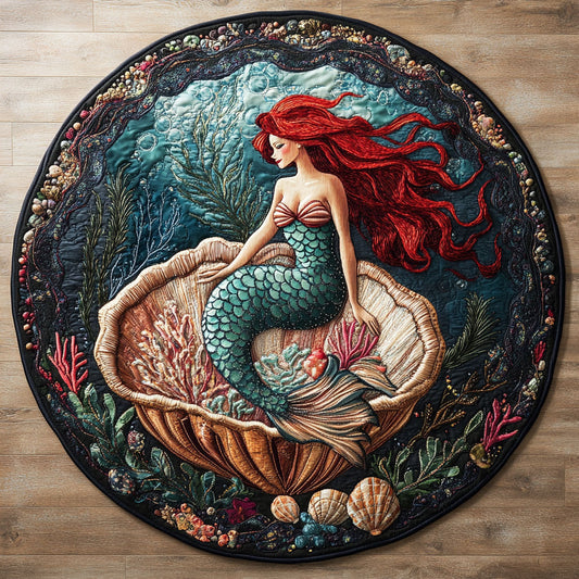 Mermaid Dream WN0306044CL Quilted Round Mat