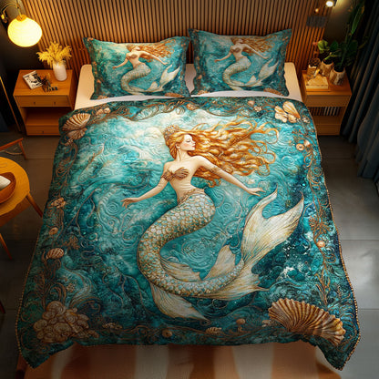 Ocean Mermaid WN0901089CL Duvet Cover Set