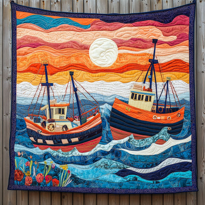 Fishing Boat CQ2905018CL Quilt