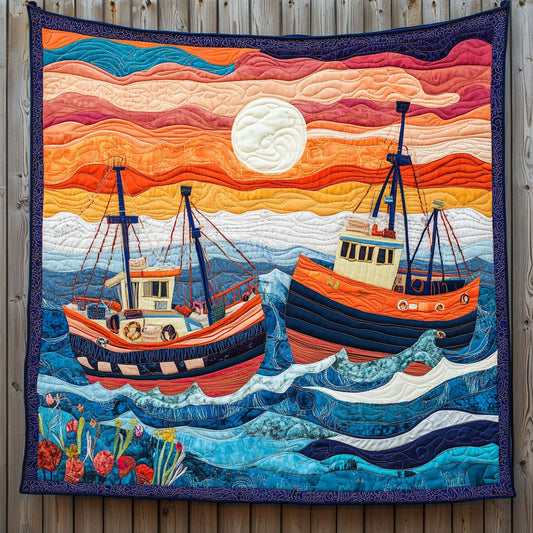 Fishing Boat CQ2905018CL Quilt