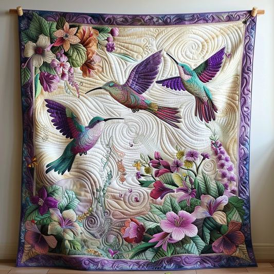 Hummingbird Symphony YR0301045CL Quilt