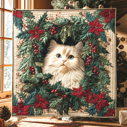 Fluffy Ragdoll Cat CW0811047CL Quilt