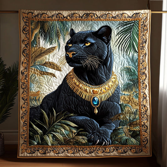 Golden Collar Panther WY1408083CL Quilt