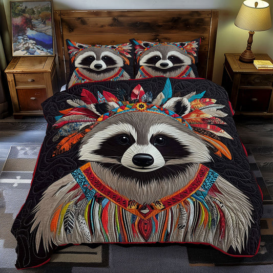 Feather Raccoon WY1012065CL Duvet Cover Set