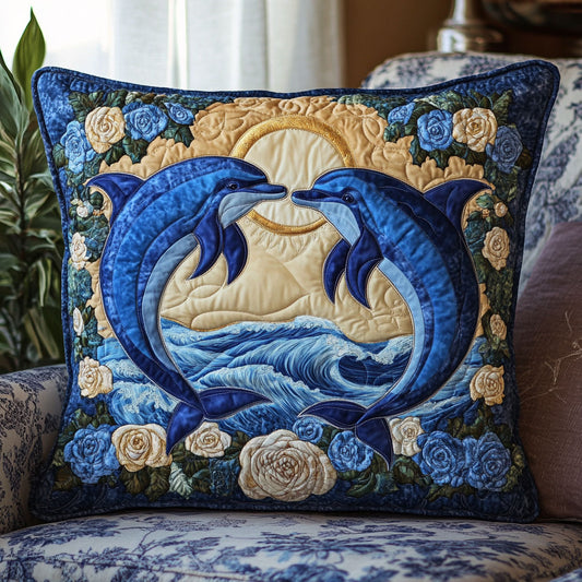Dolphin Glow CW0701082CL Quilt Pillow Case