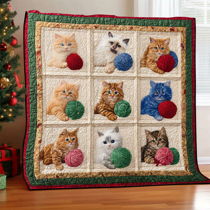 Cozy Yarn Cat CW1111006CL Quilt