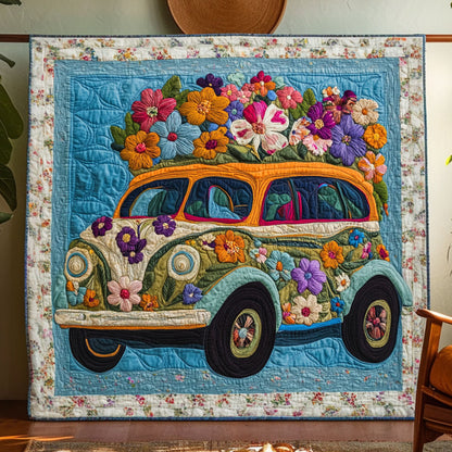 Enchanted Hippie Car WN0609024CL Quilt