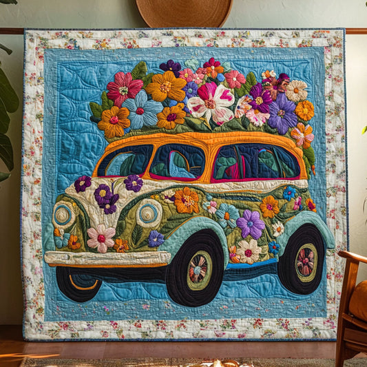 Enchanted Hippie Car WN0609024CL Quilt