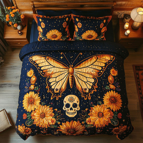 Monarch Calavera Bloom CW0910045CL Duvet Cover Set