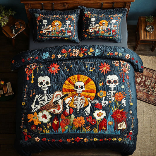 Musical Skeletons WY0608063CL Duvet Cover Set