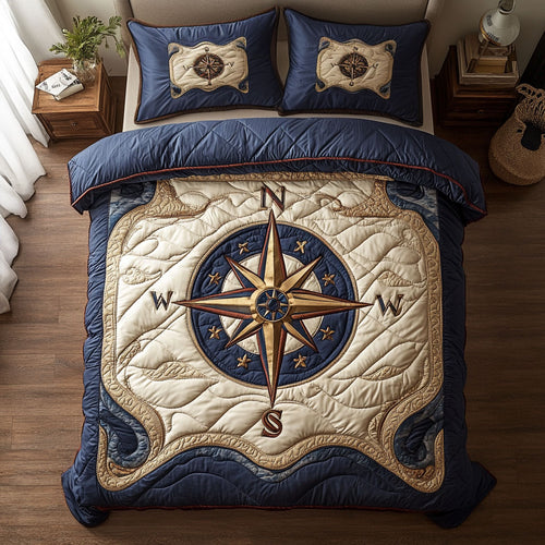 Nautical Compass CP1109035CL Duvet Cover Set