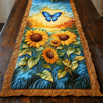 Sunlit Serenity CM2605021CL Quilted Table Runner