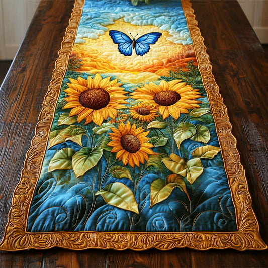 Sunlit Serenity CM2605021CL Quilted Table Runner