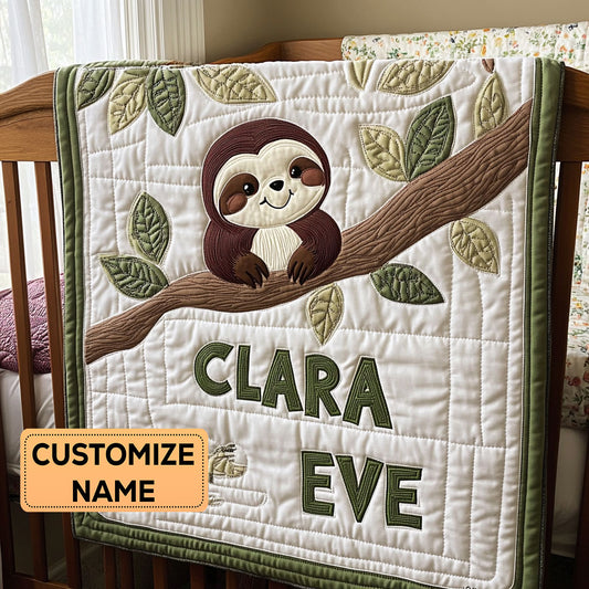 Tree Hug Time CP2807088CL Personalized Baby Quilt