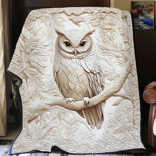 Beige Owl WY0901004CL Quilt