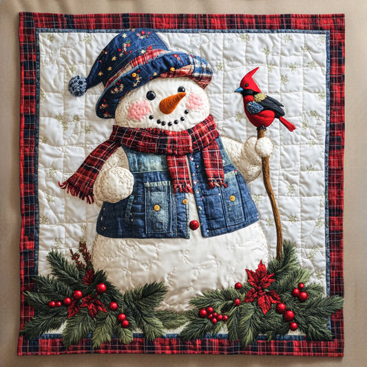 Holiday Cheer Snowman WN2509034CL Quilt