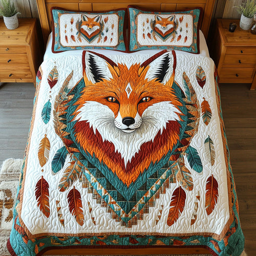Feather Native American Fox WY0502095CLDuvet Cover Set