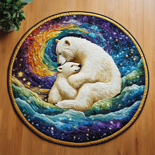 Glacier Hug CM0805029CL Quilted Round Mat