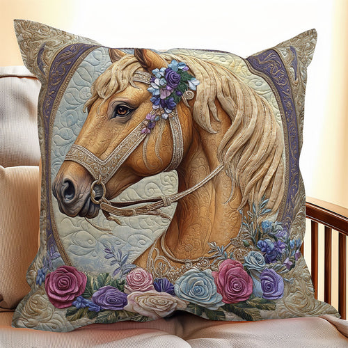 Charming Horse WX0406077CL Quilt Pillow Case