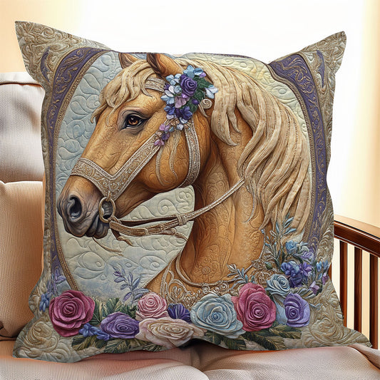 Charming Horse WX0406077CL Quilt Pillow Case