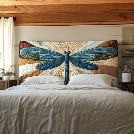 Radiant Dragonfly KL1912021CL Quilted Headboard Slipcover