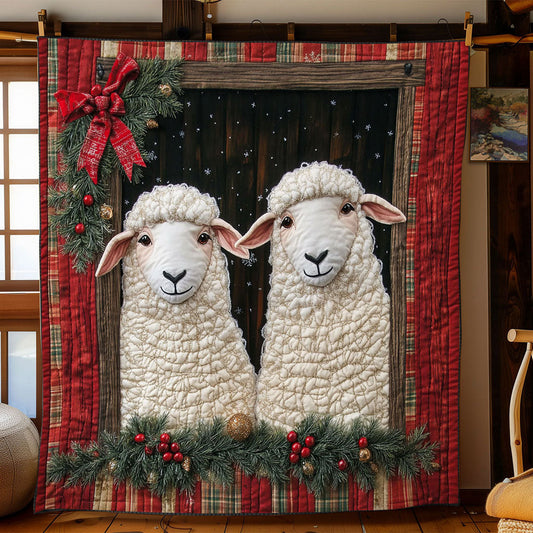 Classic Christmas Sheep WN1711007CL Quilt