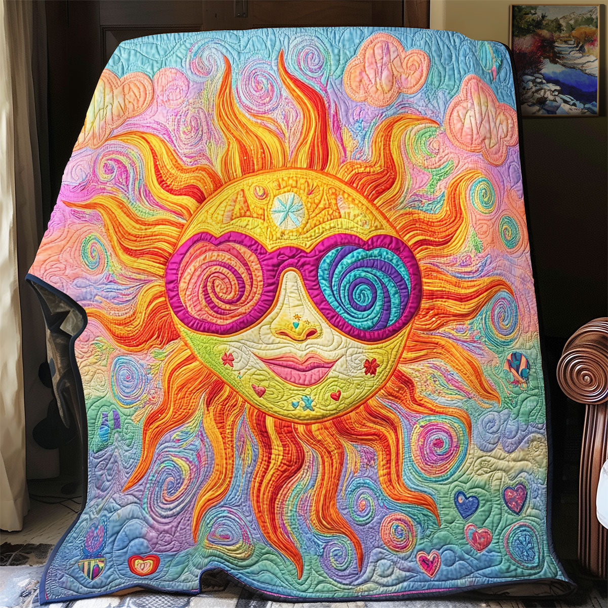 Vibrant Sun WX0406058CL Quilt
