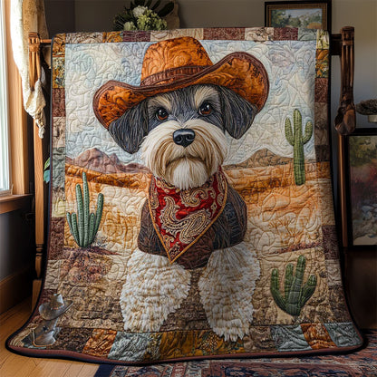 Cowboy Schnauzer WN2312001CL Quilt