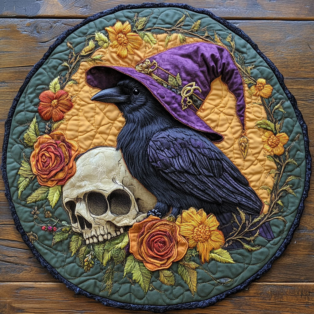 Hallowbranch Guardian CP1007042CL Quilted Round Mat