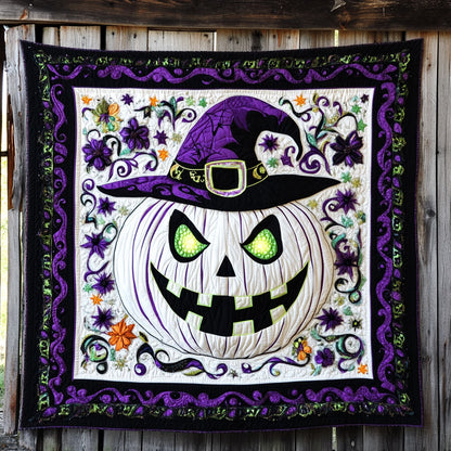 Pumpkin Witch Circle WN1808042CL Quilt