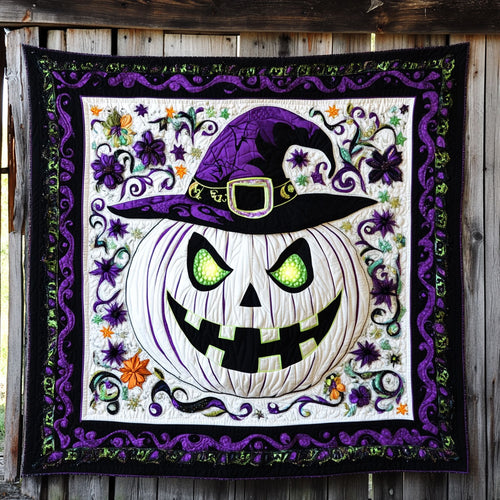 Pumpkin Witch Circle WN1808042CL Quilt