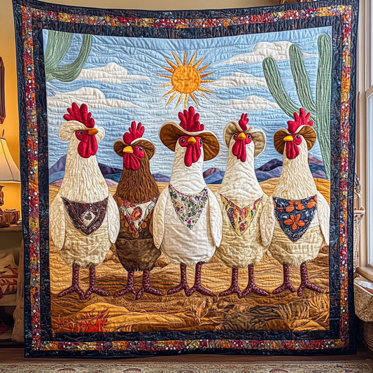 Country Roosters WY1308029CL Quilt